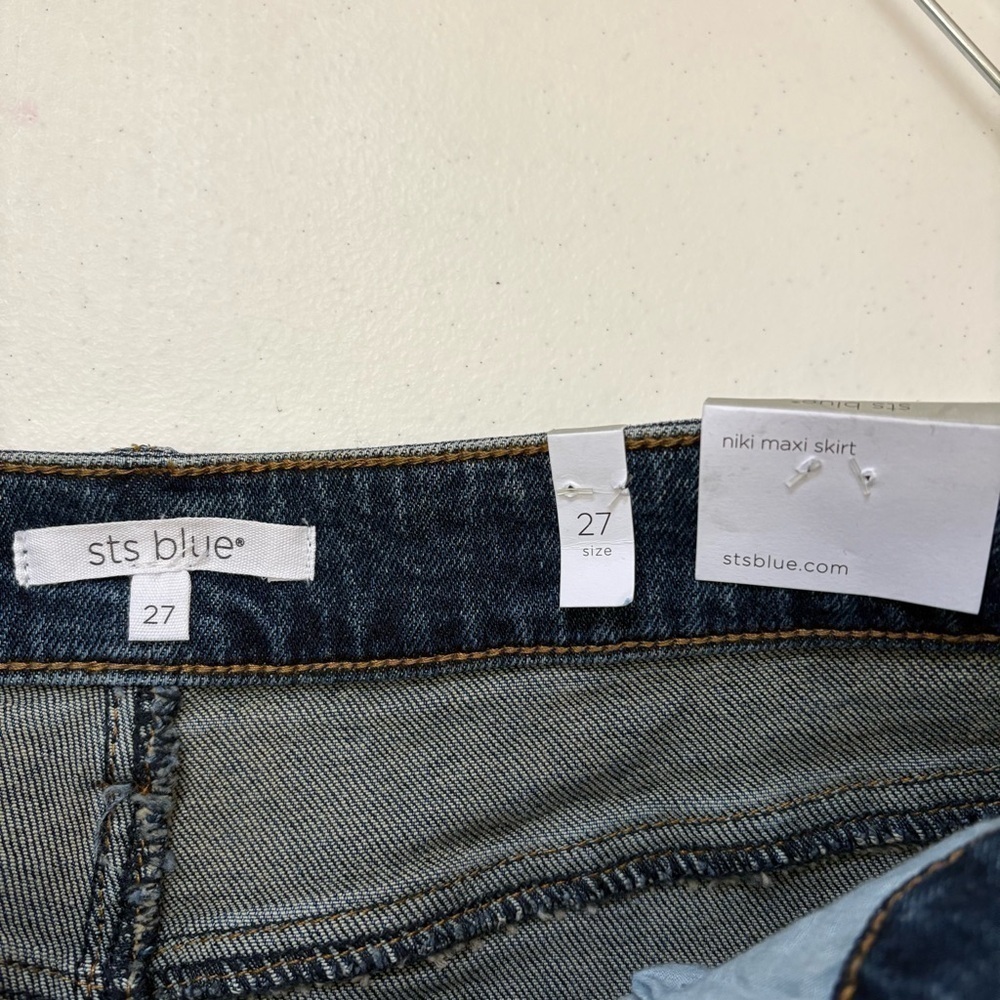 Sts Blue Womens Nimo Maxi Denim Pencil Skirt size 27 - Picture 8 of 12